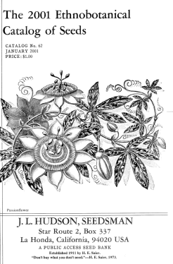 J. L. Hudson 2001 catalogue cover